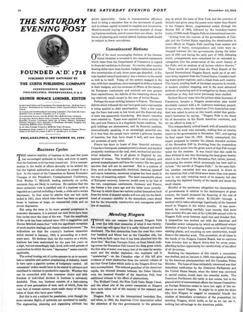 An article page