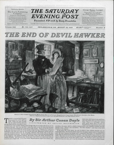 The End of Devil Hawker, by Sir Arthur Conan Doyle. August 23, 1930