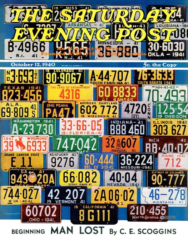 License Plates The Saturday Evening Post