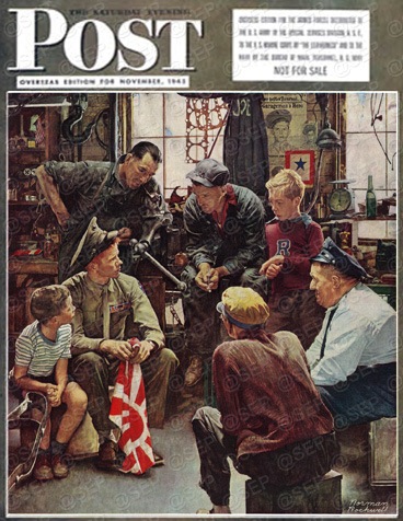 War Stories Norman Rockwell October 13, 1945