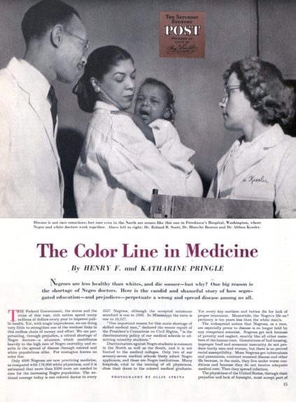 The Color Line In Medicine