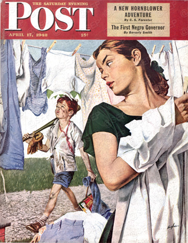 More Clothes to Clean by George Hughes from April 17, 1948