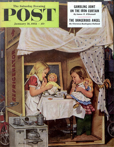 1953_01_31 Playing House by Stevan Dohanos January 31, 1953