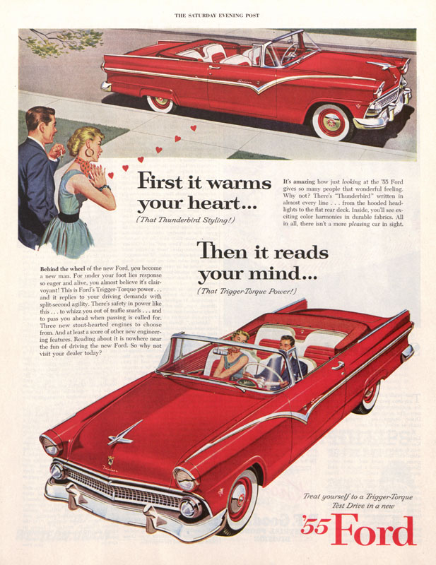 Vintage Auto Ads: Ford  The Saturday Evening Post