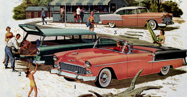 1955 Chevrolet advertisement
