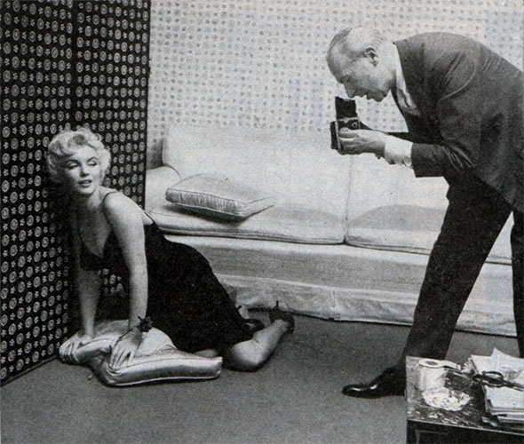 Marilyn Monroe and Cecil Beaton