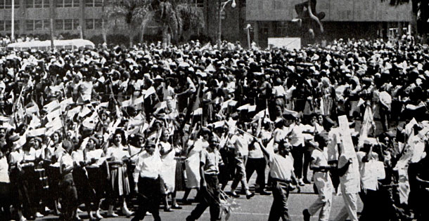 Cubans Marching in May Day, 1962