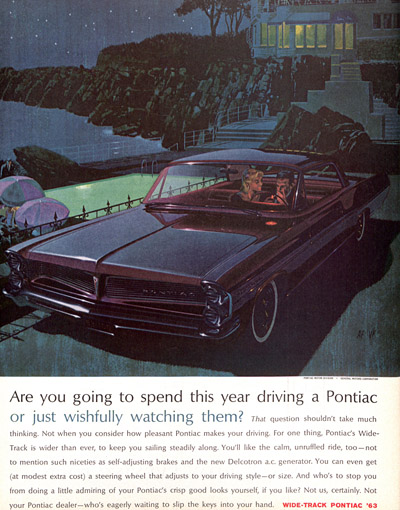1963 advertisement for Pontiac