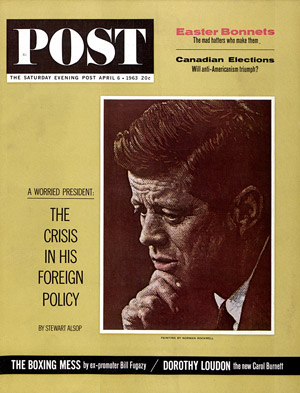 John F. Kennedy on The Saturday Evening Post, April 6, 1963