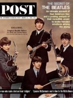 Cover for the Saturday Evening Post, featuring The Beatles