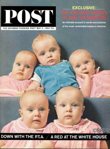 Fischer Quints at Six Months | The Saturday Evening Post