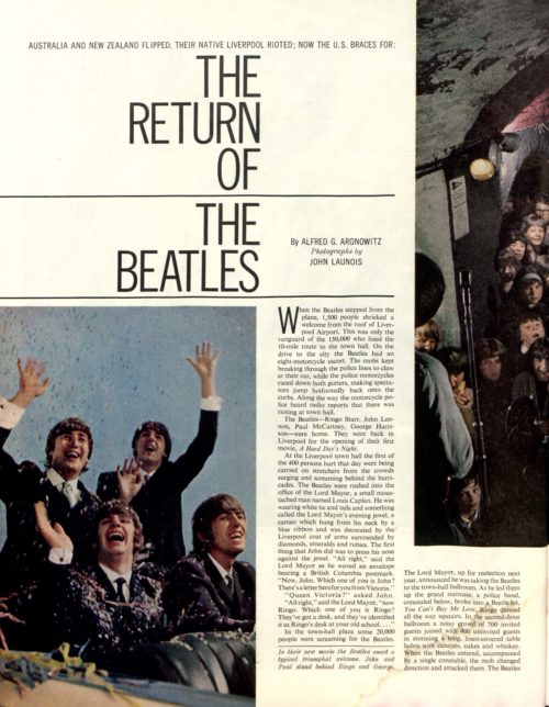 The Return of The Beatles