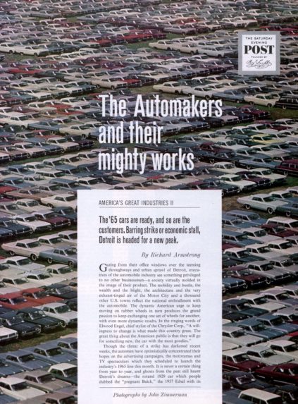 The Auto Makers and Their Mighty Works