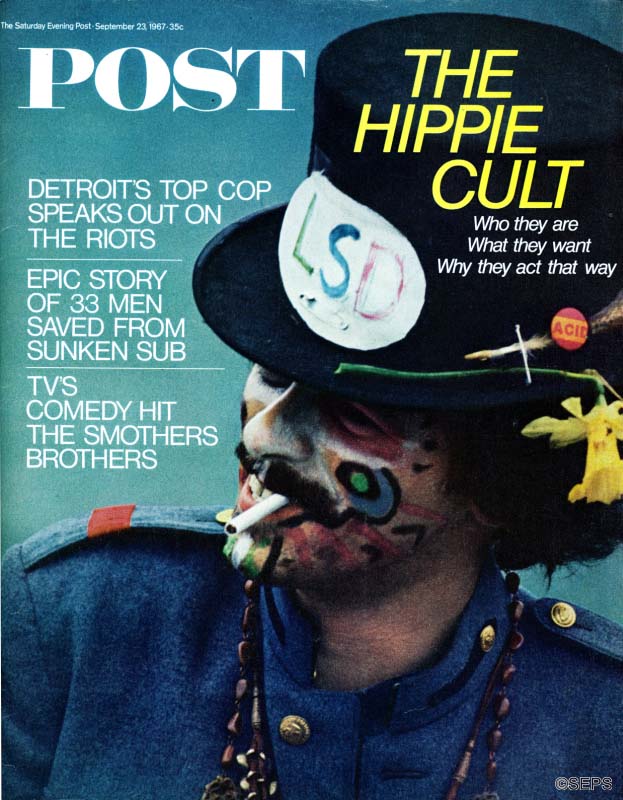 Man in a hippie hat