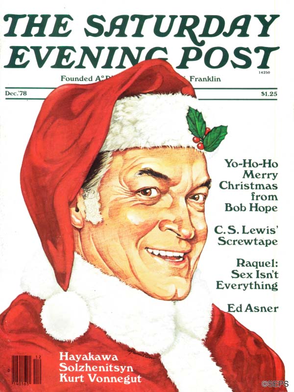 Post cover with Bob Hope