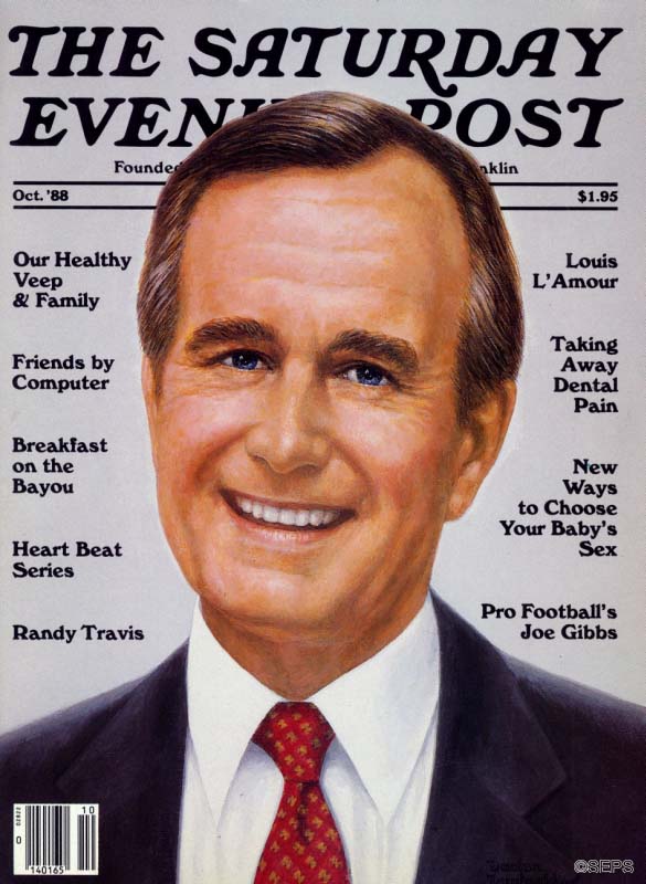 Portrait of George H. W. Bush