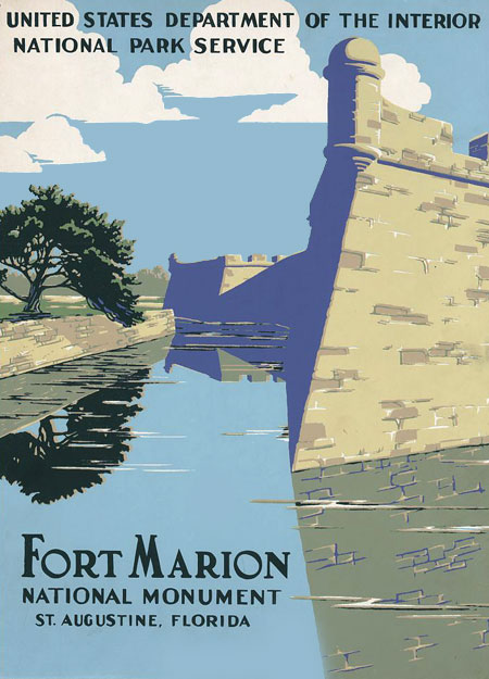 Fort Marion National Monument WPA Poster