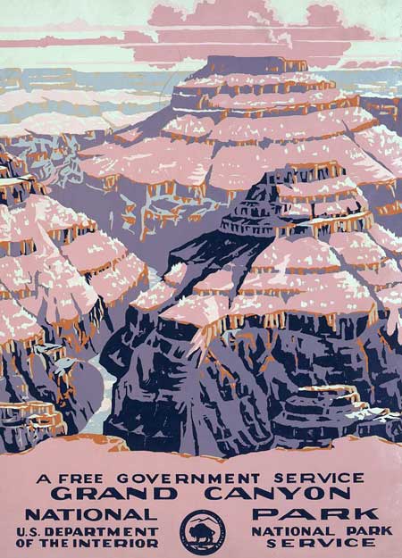 Grand Canyon National Park WPA Poster
