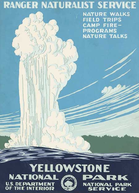 Yellowstone National Park WPA Poster