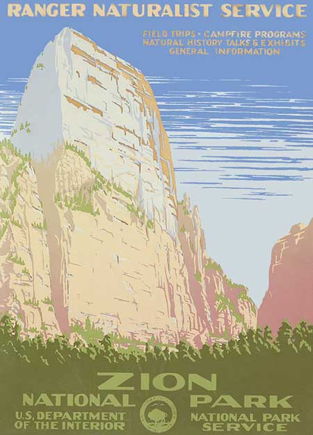 Zion National Park poster