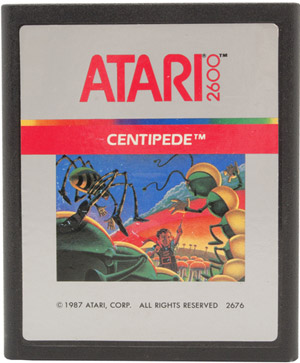 Centipede for the Atari 2600 cartridge