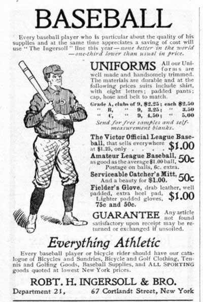 advertisement baseball ads