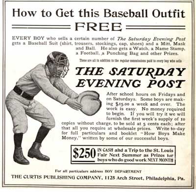 Vintage Baseball Ads: You Can't Play Without the Proper Equipment