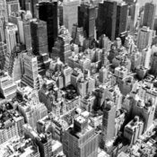 Arial view of Manhattan