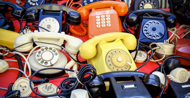 Old Rotary Telephones