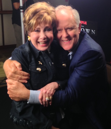 Author Jeanne Wolf with John Lithgow