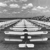 US Army planes on Randolf Field tarmac in the 1930s