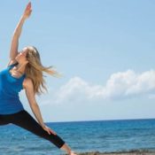 Woman doing an exersise