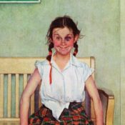 The Shiner by Norman Rockwell