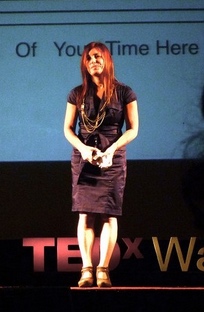 Amy Krouse Rosenthal at a TED talk