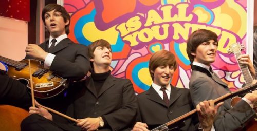 The Beatles trapped forever in a wax mueseum