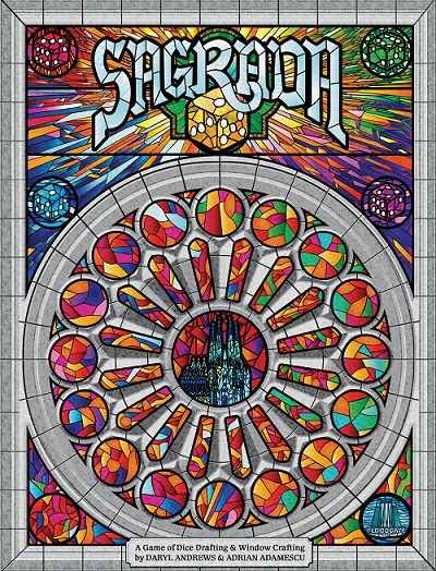 The cover for the Sagrada board game