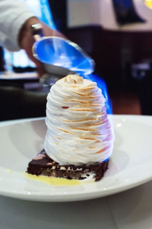 Baked Alaska ice cream