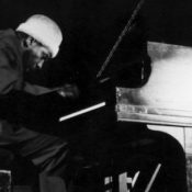 Thelonius Monk playing the piano