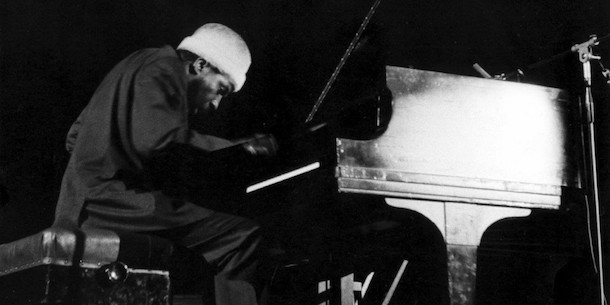 Thelonius Monk playing the piano