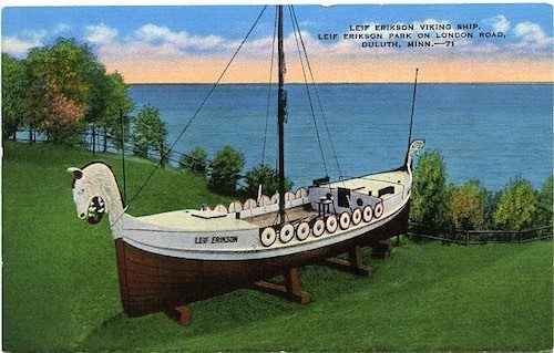 Lief Erikson Park postcard