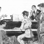 People at a piano