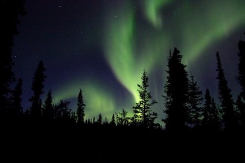 An occurrence of Aurora Borealis 