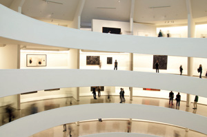 Interior of the Guggenheim Museum