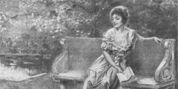 Woman on a bench