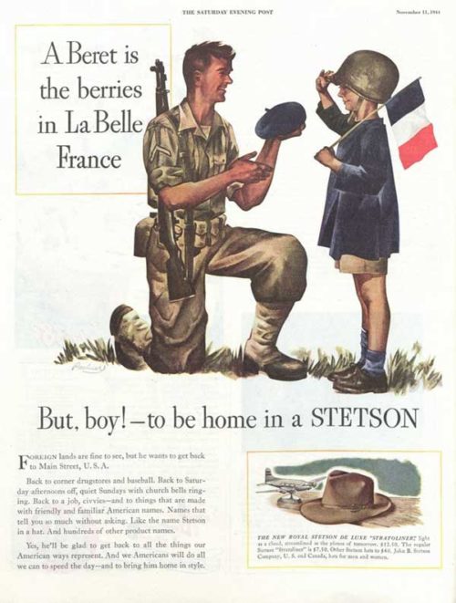 Men's hats ad