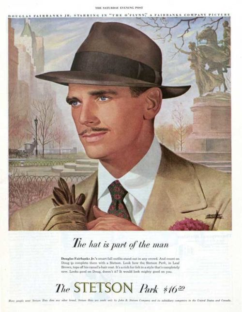 Mens' Hat ad