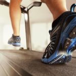 Jogger on a treadmill