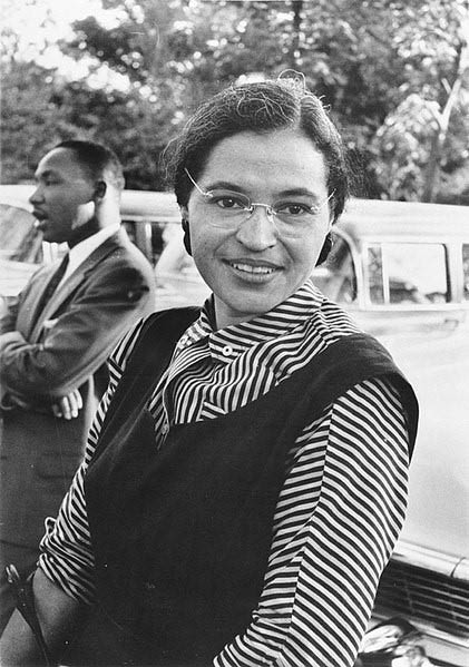 Rosa Park and Dr. Martin Luther King, Jr.