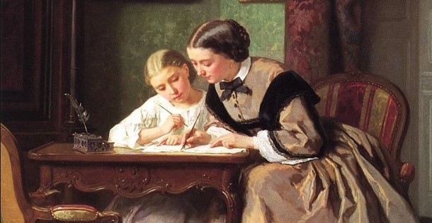 Tutor with her student
