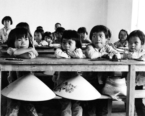 Vietmese children in a classroom